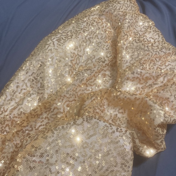 Gold Sequined skirt - Picture 10 of 10